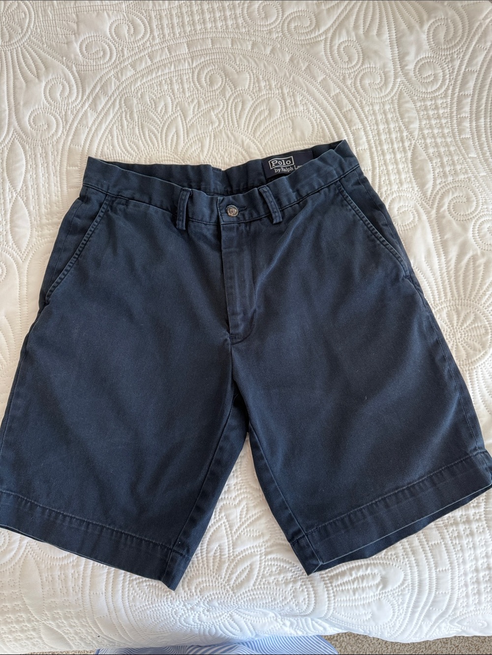 Polo Ralph Lauren Men’s Navy Classic Fit Chino Shorts Size 30